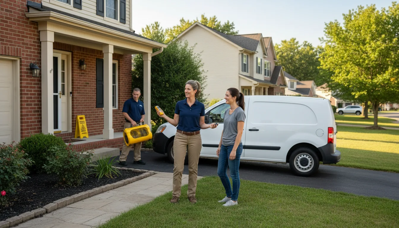 Water restoration image for Home Water Damage Repair in Radford, VA